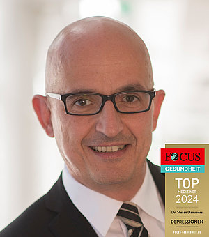 Bild von Dr. med. Stefan Dammers (Chefarzt der Klinik für Psychia­trie, Psycho­therapie und Psycho­somatik am KKH Erfurt)